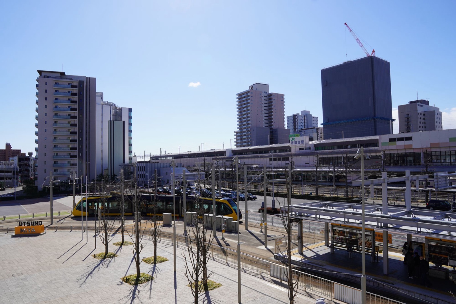宇都宮駅とライトライン